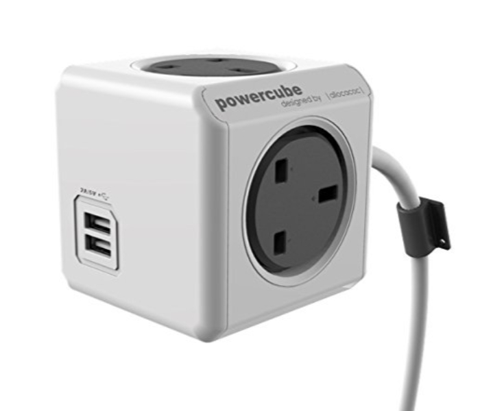 ALLOCACOC 7100GY Power Cube Original White and Grey - Zoom Image 2