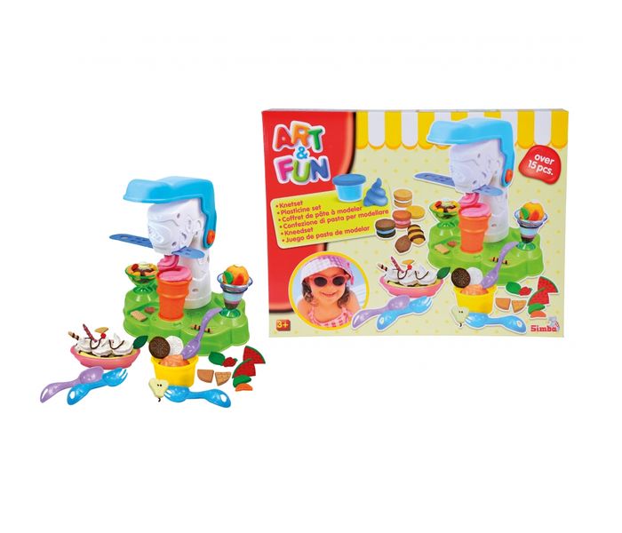 Simba 6329788 Art & Fun Ice Cream Station Plastic Dough Set - Zoom Image 5