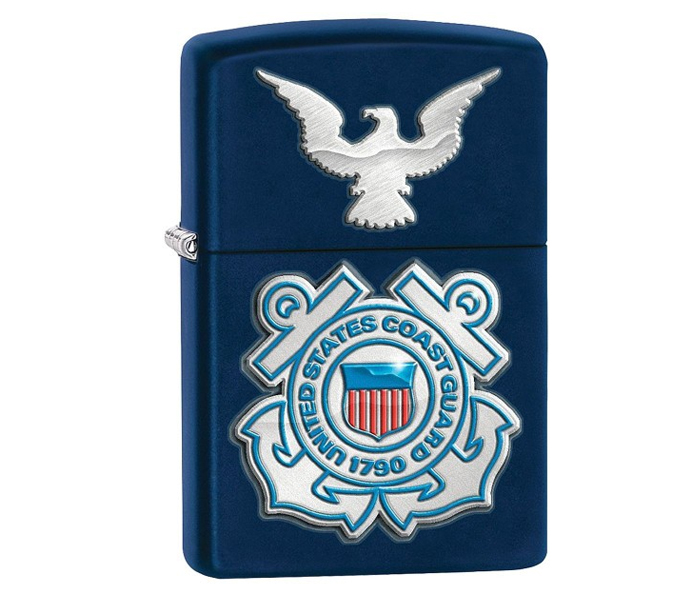 Zippo 28681 239 US Coast Guard Seal and Eagle Lighter Navy - Zoom Image