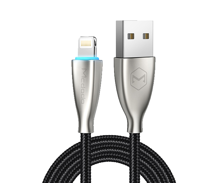 Mcdodo CA-5703 1.8m Excellence Series Lightning Cable - Black - Zoom Image 7