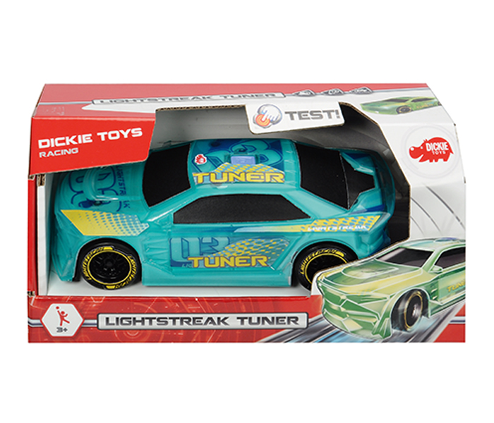 Dickie 203763003 20CM Lightstreak Tuner Friction Racing Car - Green - Zoom Image 3