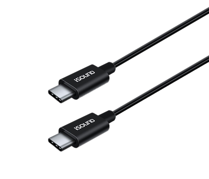 I Sound 6100 6Ft USB Type-C Cable - Black - Zoom Image 2