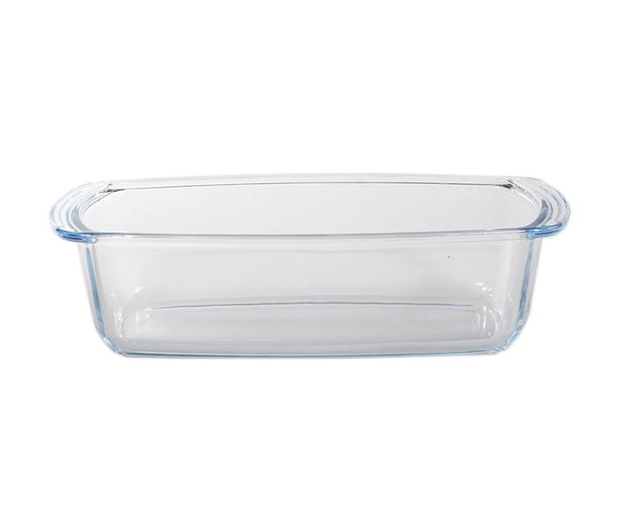 Royalford RF8809 1.8 Litre Rectangle Borosilicate Glass Loaf Dish - Zoom Image