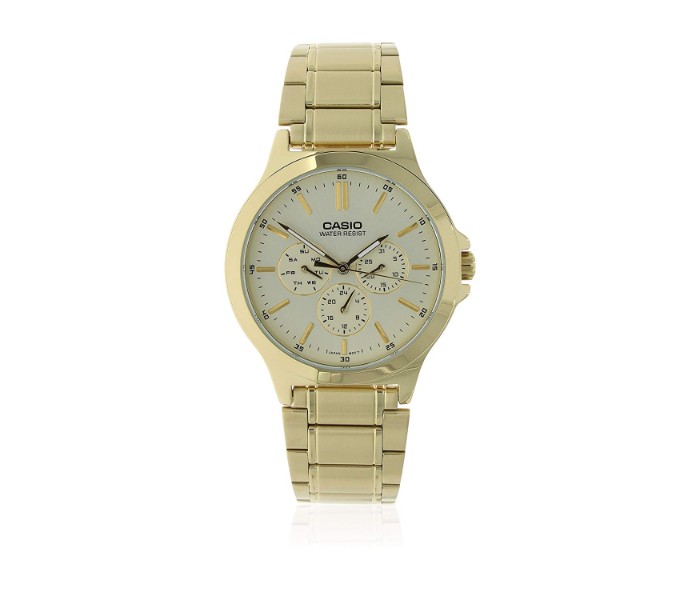 Casio MTP-V300G-9ADF Mens Analog Watch Gold - Zoom Image 2