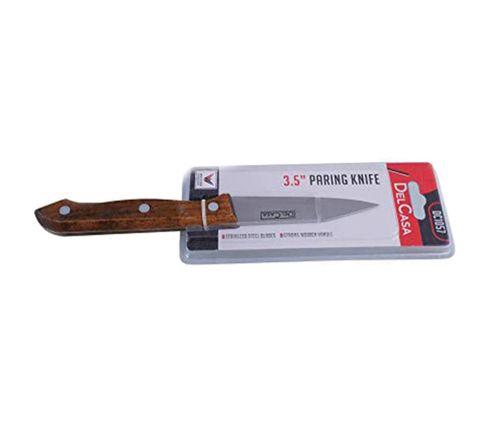 Delcasa DC1445 3.5-inch Paring Knife - Brown - Zoom Image 1