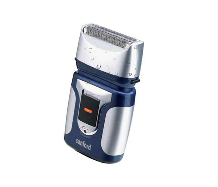 Sanford SF1977MS BS Cordless Double Blade Men Shaver, Silver & Blue - Zoom Image 1