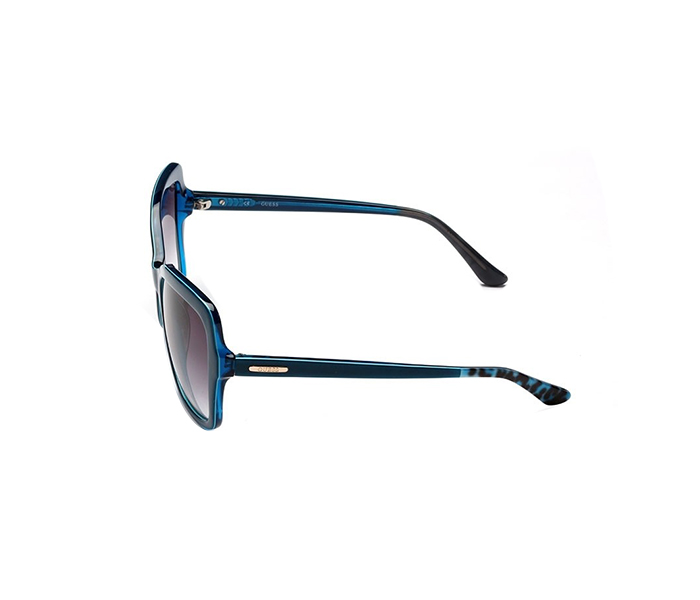 Guess GU7428 90B Square Blue Frame & Grey Mirrored Sunglasses for Women - Zoom Image 2