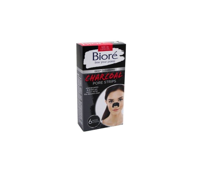 Biore N11294612A Deep Cleansing Charcoal Pore Strips One Size 9 Pieces - Zoom Image