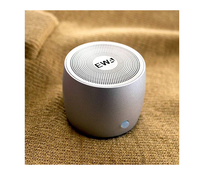 EWA A103 Portable Wireless Mini Speaker with Passive Sub Woofer - Grey - Zoom Image 5