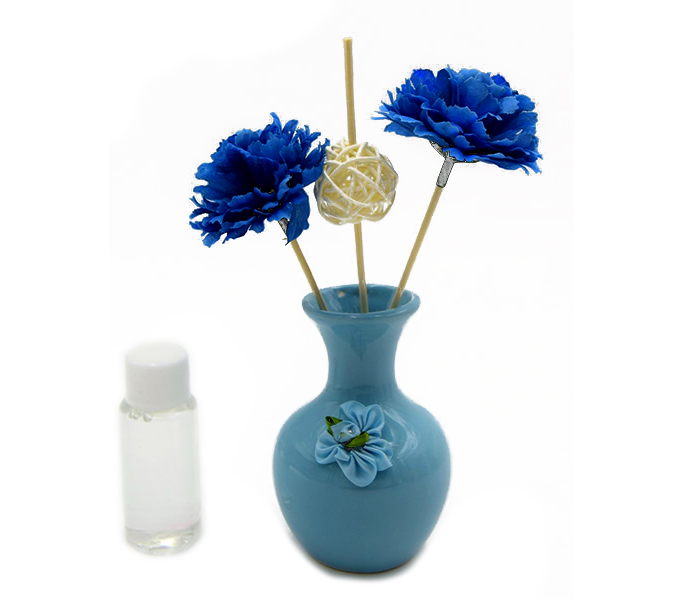 Reed AR-114-4 Decorative Floral Diffuser - Sky Blue - Zoom Image 2