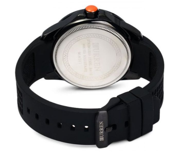 Curren 8181 Analog Quartz Watch For Men Black - Zoom Image 2