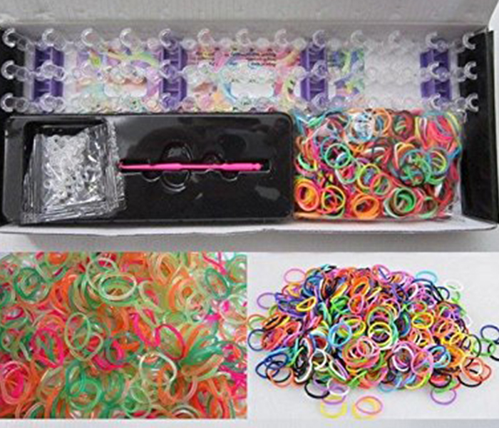 600 Pieces DIY Loom Bands Accessories - Multi Colour - Zoom Image 1