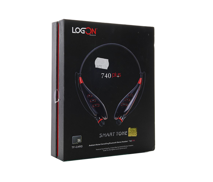 Logon 740plus Bluetooth Stero Headset with TF-Card Option - Black - Zoom Image 3