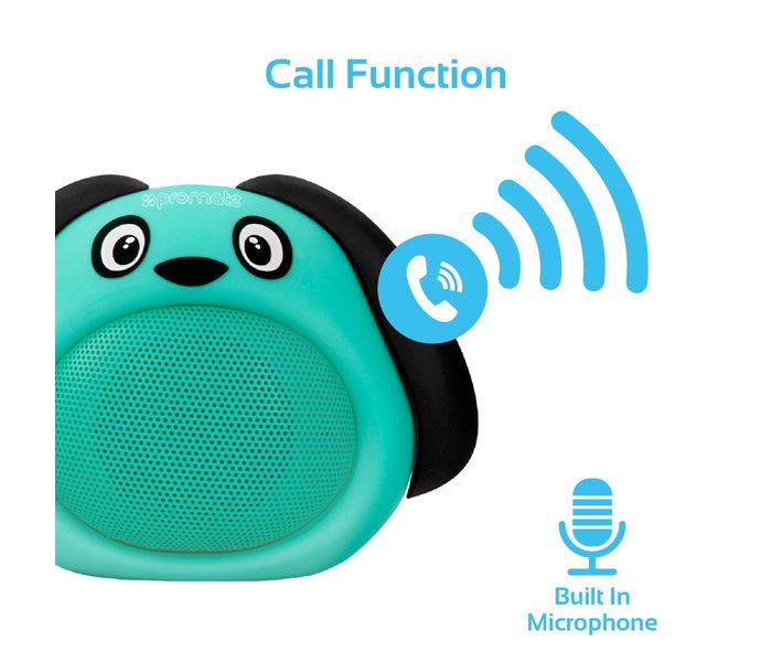 Promate Snoopy Mini High-Definition Wireless Dog Speaker - Blue - Zoom Image 3