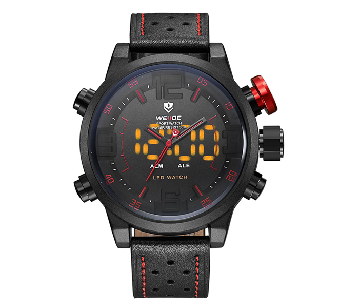 Weide WH-5210LB Analog and LED Digital Watch Black and Red - Zoom Image 3