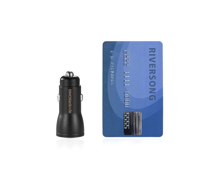 Riversong USB Car Charger 4.8 Amps 2 USB Port Black - Zoom Image 3