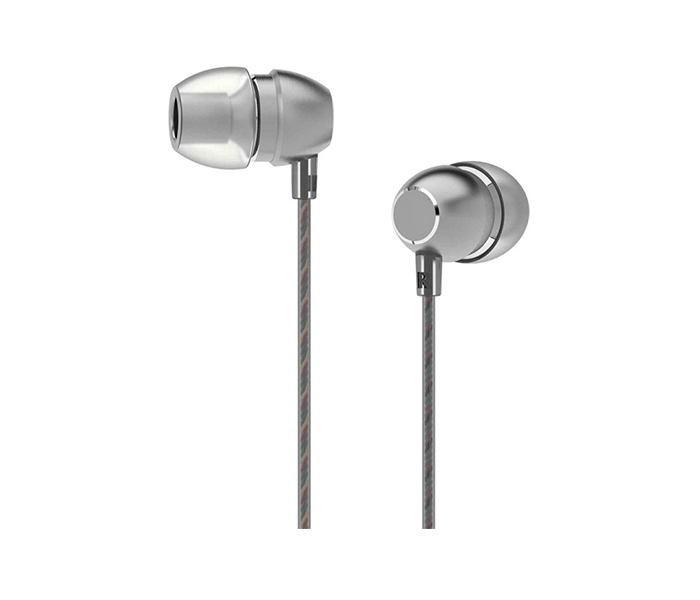 iends IE-HS444 In-Ear Metal Noise Reducing Earphone - Silver - Zoom Image 2