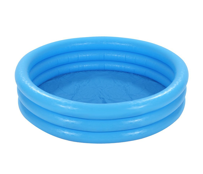 Intex ZX-59416 Inflatable Crystal Blue Three Ring Paddling Pool - Zoom Image 3