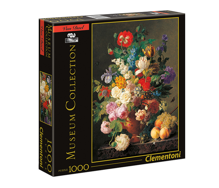 Clementoni 94928 Museum Collection Van Dael Flower Vase Adult Puzzle - 1000 Pieces - Zoom Image 2