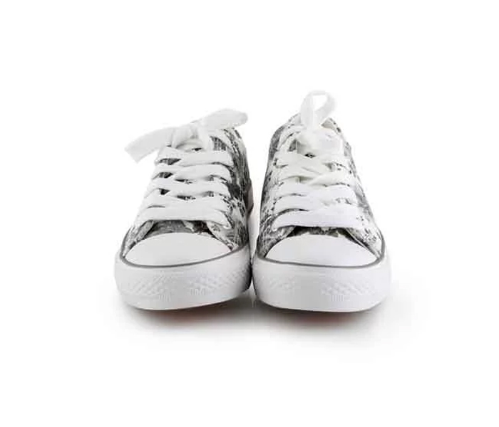 Okko Flower Pattern Sneaker For Girls Eu-36 - Grey - Zoom Image 2