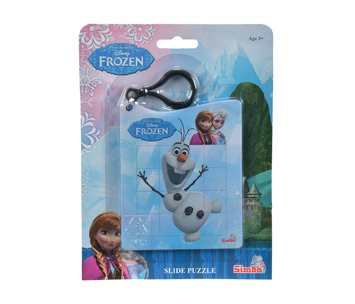 Simba 9448403047 Disney Frozen Slide Puzzle with Colorful Imprints - Blue - Zoom Image