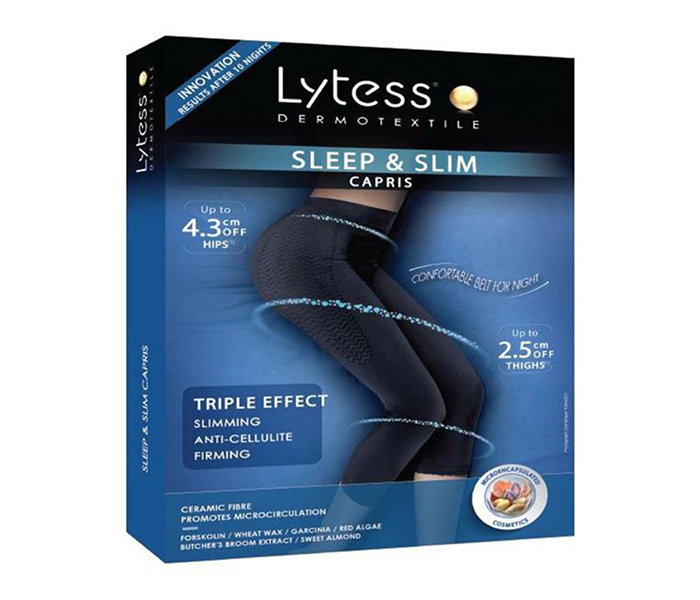 Lytess N15408978A Sleep & Slim Capris - Black, Large & Extra Large - Zoom Image 1