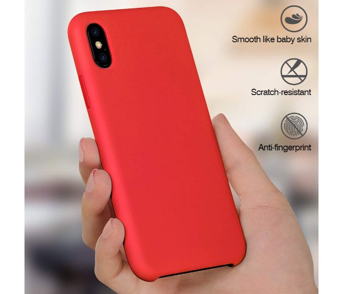 Silicone Case For iPhone XS Max MQTXSR Red - Zoom Image 2