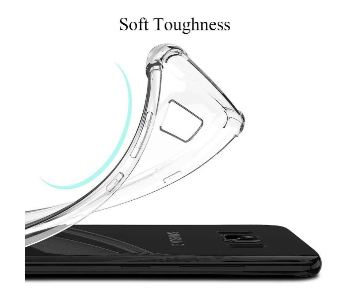 ABS Crystal Clear Reinforced Corners Shock Absorption Protection TPU Case for Samsung Note 9 ACPSN9 Transparent - Zoom Image 8