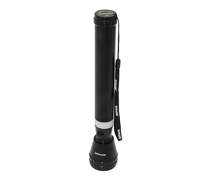 Sonashi SLT-682 3W Rechargeable LED Torch with Unbreakeable Glass - Black - Zoom Image 1