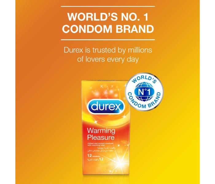 Durex Condoms 12 Pcs - Warming Pleasure - Zoom Image 1