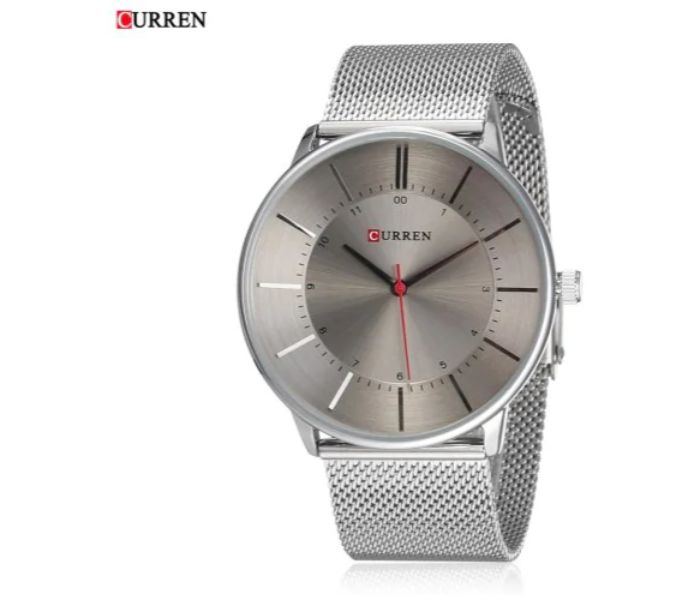 Curren 8303 Analog Quartz Watch For Men Silver - Zoom Image 1