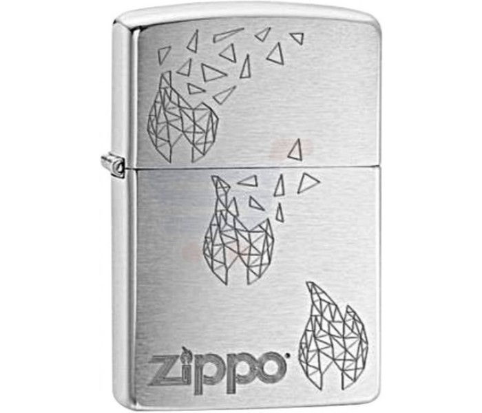 Zippo 29444 200 Cubism Lighter Silver - Zoom Image 2