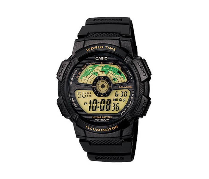 Casio AE-1100W-1BVDF Mens Sports Digital Watch Black - Zoom Image 4