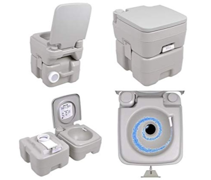 Taqdeer TP-9521 Portable Outdoor Toilet 20 L Multicolor - Zoom Image 2