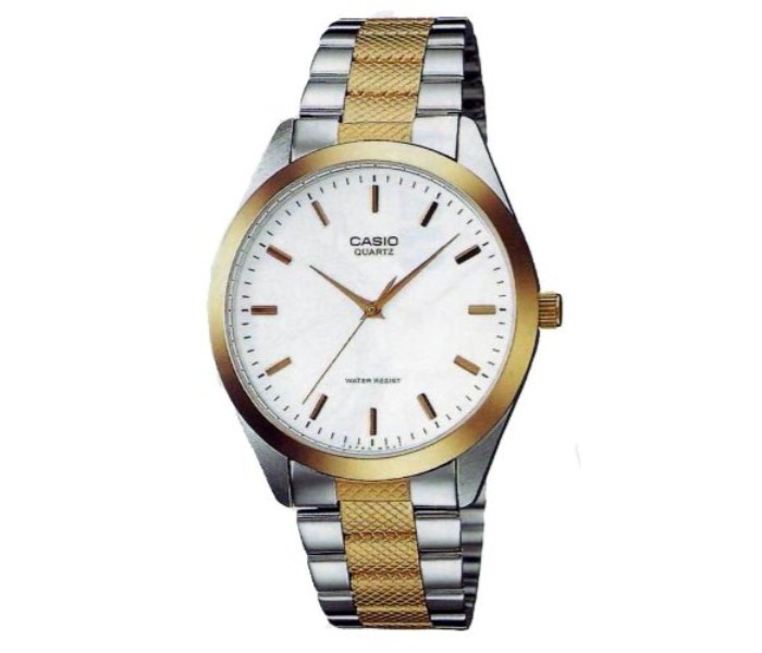 Casio MTP-1274SG-7ADF Mens Analog Watch Silver and Gold - Zoom Image