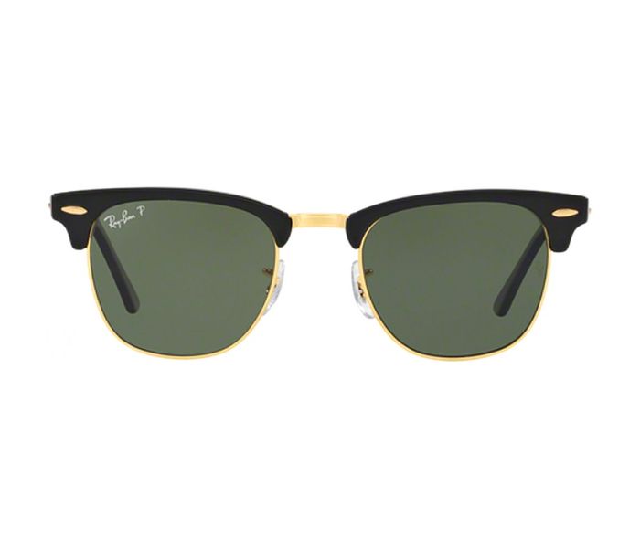 Ray-Ban RB3016W036549 Oval Black Frame & Green Classic Mirrored Sunglasses for Unisex - Zoom Image 2