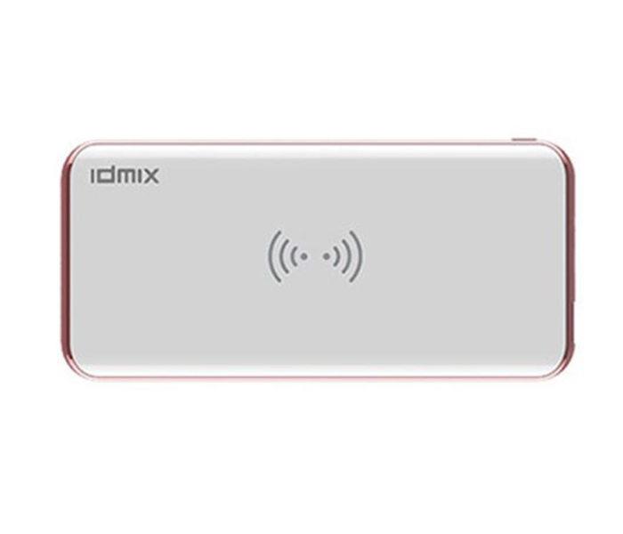 Idmix Q8 PD 8000mAh Wireless Fast Charging Power Bank - White - Zoom Image 2