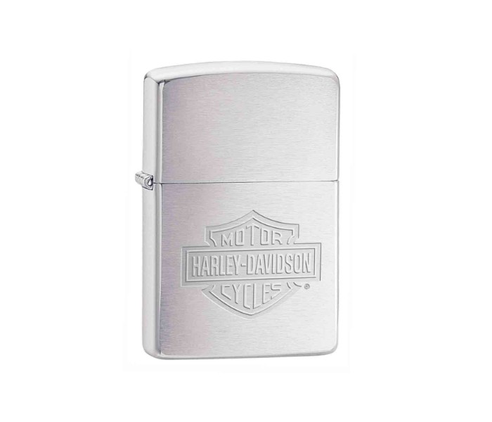 Zippo 200HD H199 Logo Lighter Silver - Zoom Image 2