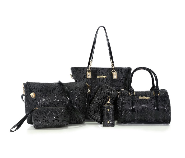 Fashion Rushed Women's Bag Set of 6 Pcs 32192 Black - Zoom Image 5