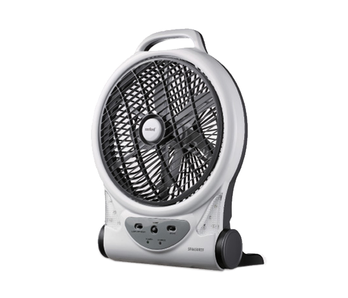 Sanford SF6650RTF BS 10-inch Rechargeable Table Fan with 8 Pieces LED - Zoom Image