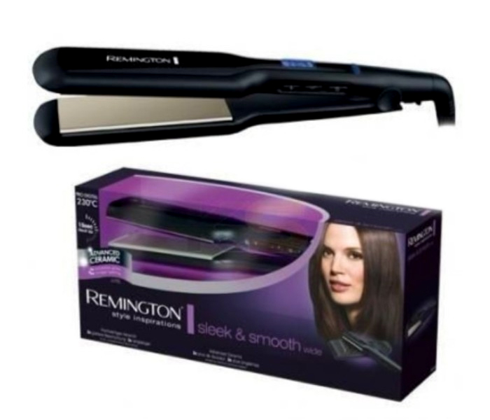 Remington RES5520 Sleek and Smooth Wide Hair Straightener Black - Zoom Image 3