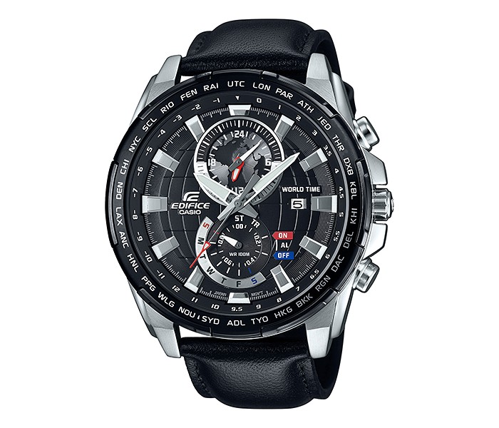 Casio Edifice EFR-550L-1AVUDF Mens Analog Watch Black - Zoom Image