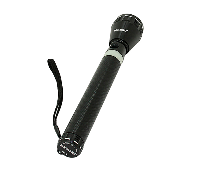 Sonashi SLT-382 Rechargeable LED Torch with Unbreakeable Glass - Black - Zoom Image 2