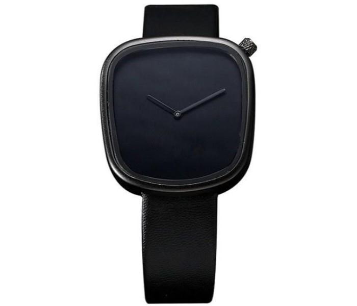 Tomi T077 Casual Analog Watch Unisex Full Black - Zoom Image 2