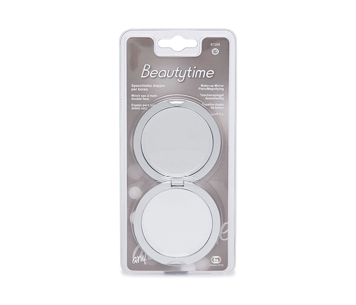 Beautytime N11029093A 2 Way Make Up Mirror - Silver - Zoom Image