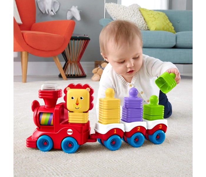 Fisher Price DRG33 Little Stackers Lion Locomotive Assorted - Zoom Image 4