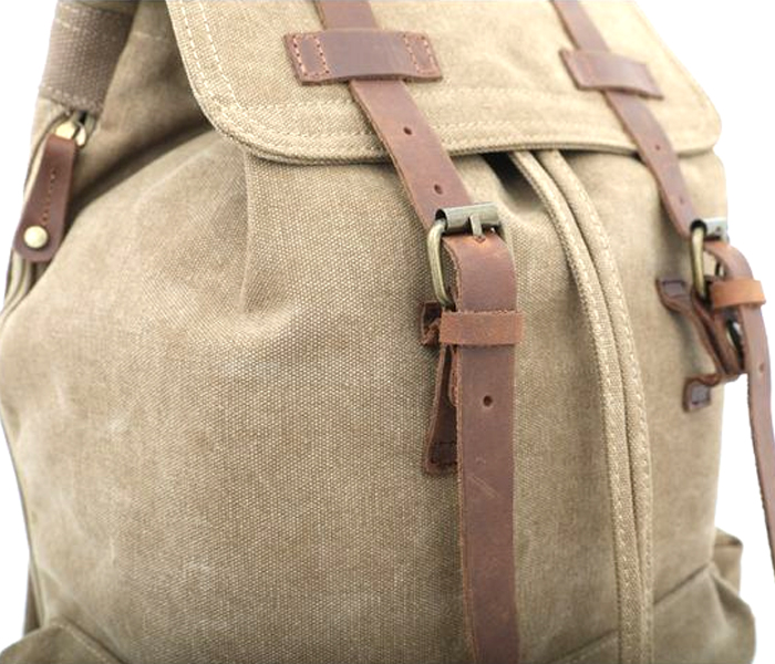 Para John PJBP6609 Canvy Backpack - Khaki - Zoom Image 4