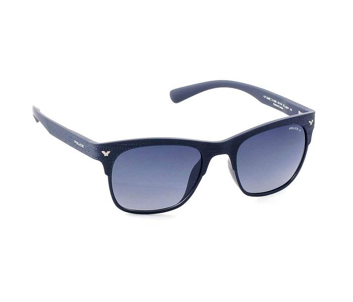 Police S1949 W87P Aviator Grey Frame & Blue Gradient Mirrored Sunglasses for Men - Zoom Image 1