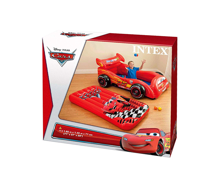 Intex ZX-48667 Cars Toys Balls Pit with Mattress - Zoom Image 3