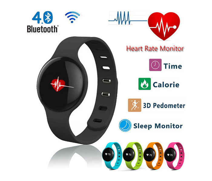 H8 Superb Slim Fitness Waterproof Smart Band with Heart Rate Sensor - Zoom Image 1